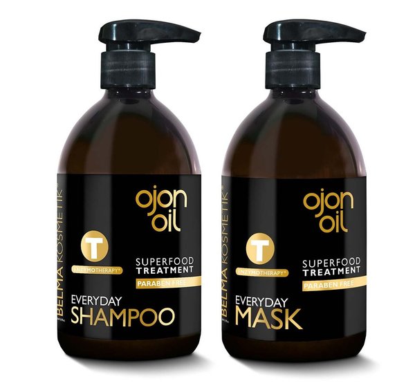 Ojon Oil Superfood Everyday Shampoo und Mask 500ml Kombipack